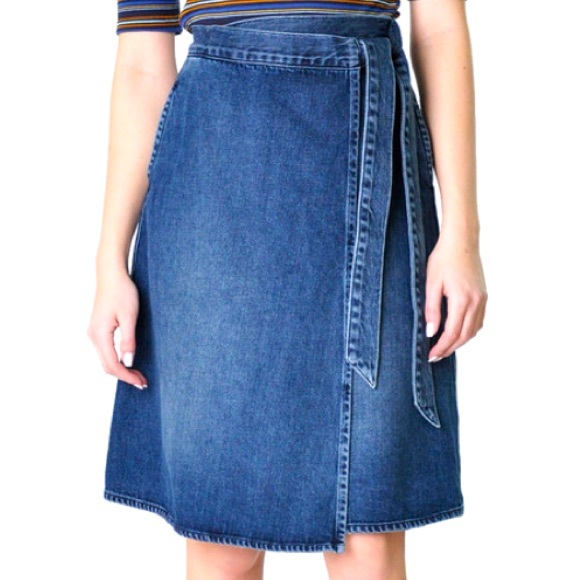 Fidelity Dresses & Skirts - Fidelity Denim Wrap Skirt